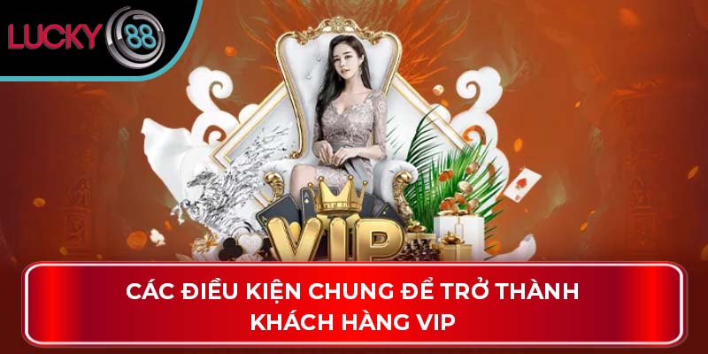 Các điều kiện chung để trở thành khách hàng VIP